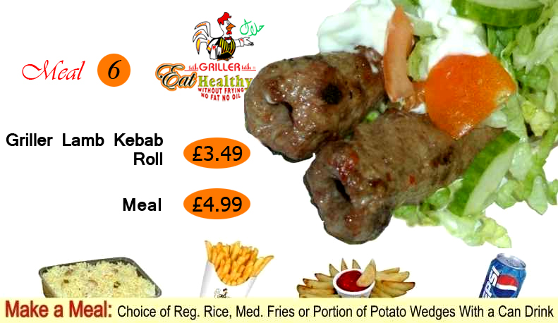 Griller Lamb Kebab Roll