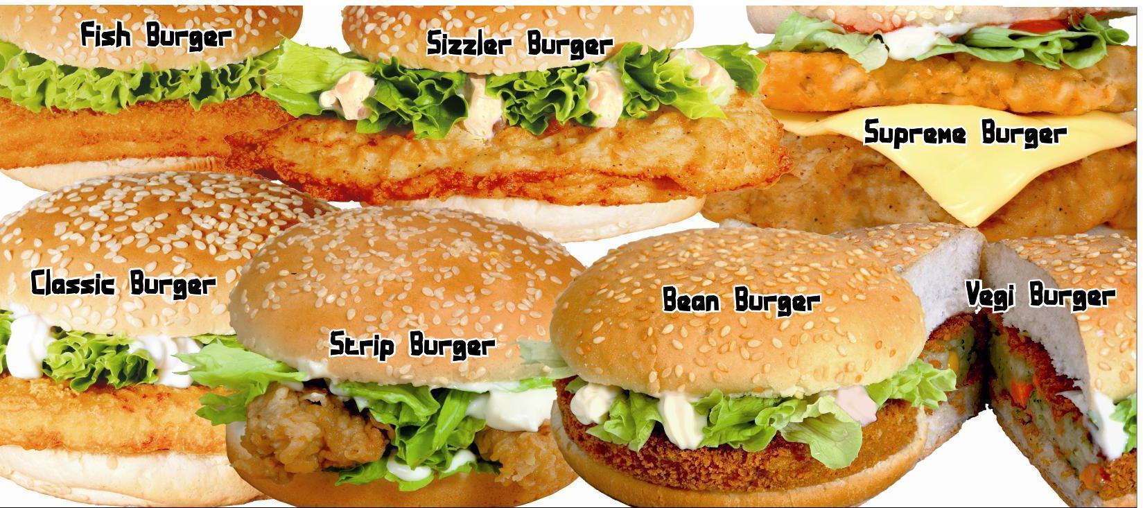 Sizzler Chicken Burger Meal